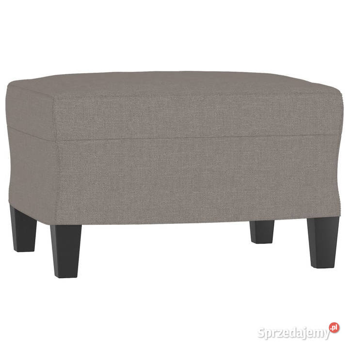 3osobowa sofa z podnóżkiem taupe 180 tkaniną Warszawa