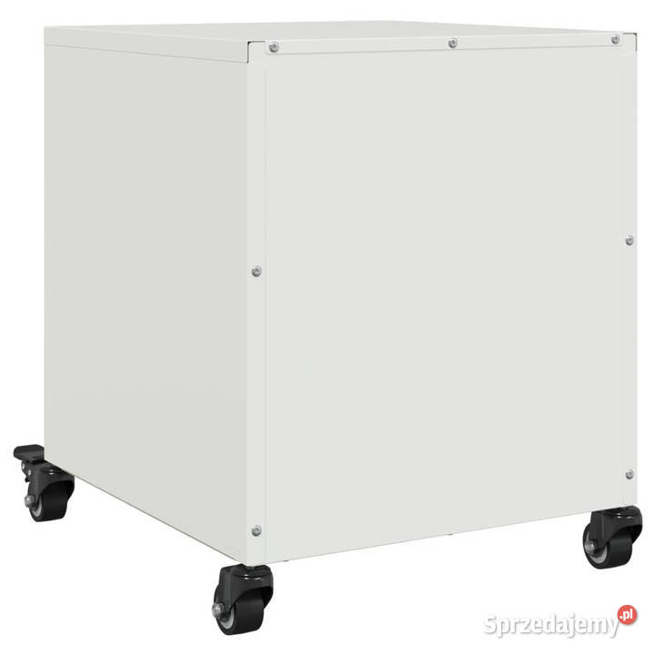 Szafki nocne 2 białe 36x39x435 stal WM846637 mazowieckie Warszawa