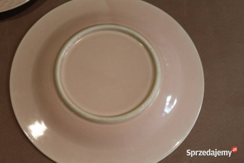 Ceramiczny zestaw śniadaniowy pudrowy róż 1130