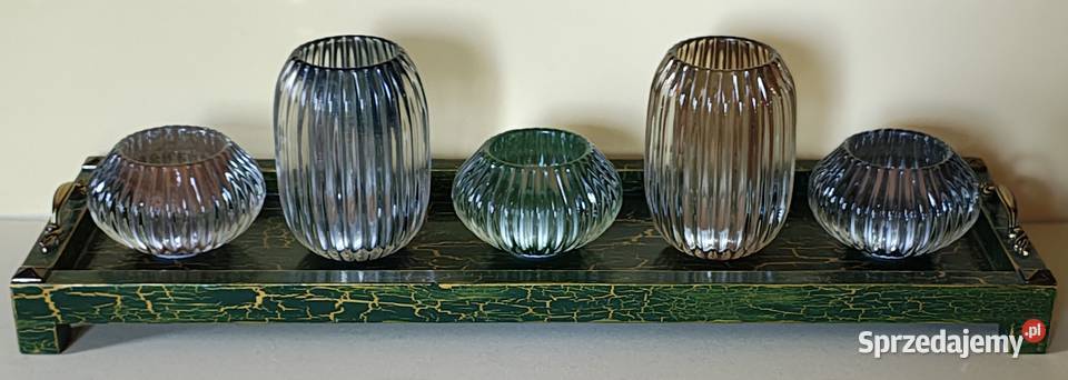 Świecznik taca unikatowy ozdobny Duży Drewno i Rękodzieło Antyki, Sztuka, Kolekcje małopolskie Tarnów