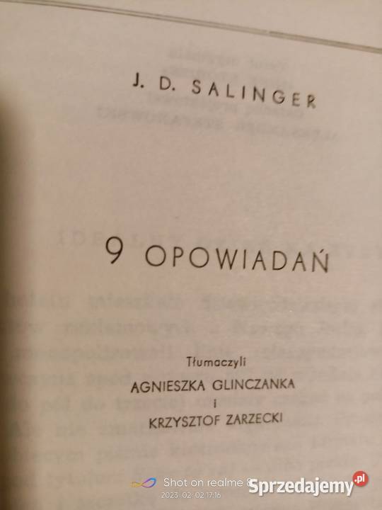 Salinger dziewięć opowiadań pierwsze wydanie literatura piękna - proza zagraniczna Warszawa