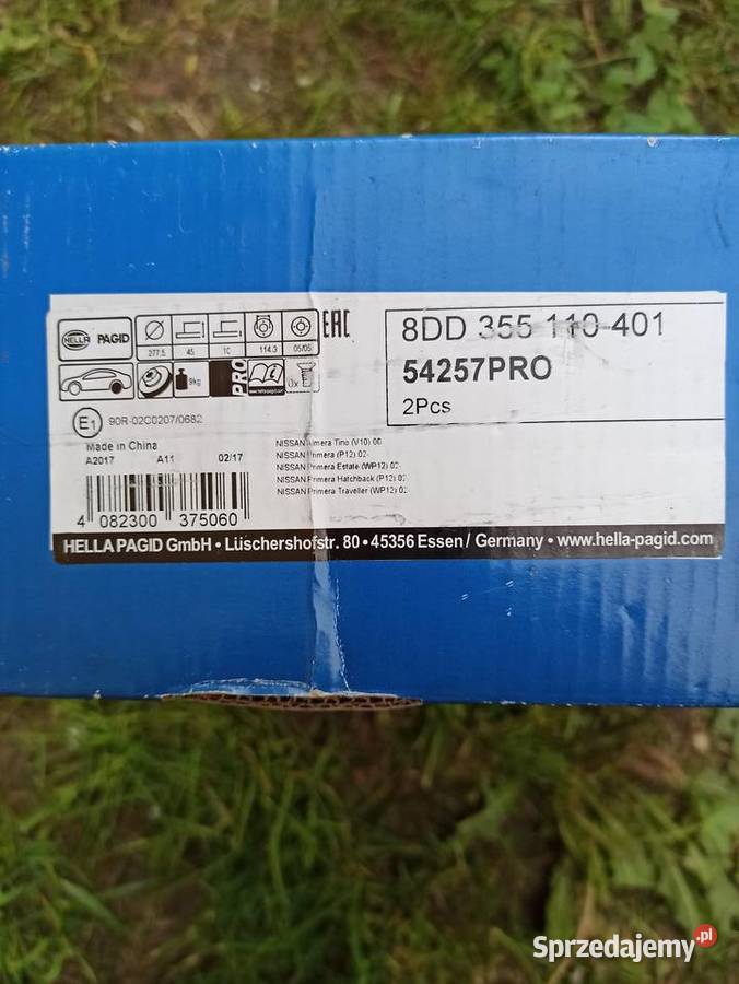 Sprzedam nowe tarcze do nissana primery p12 Kraków sprzedam