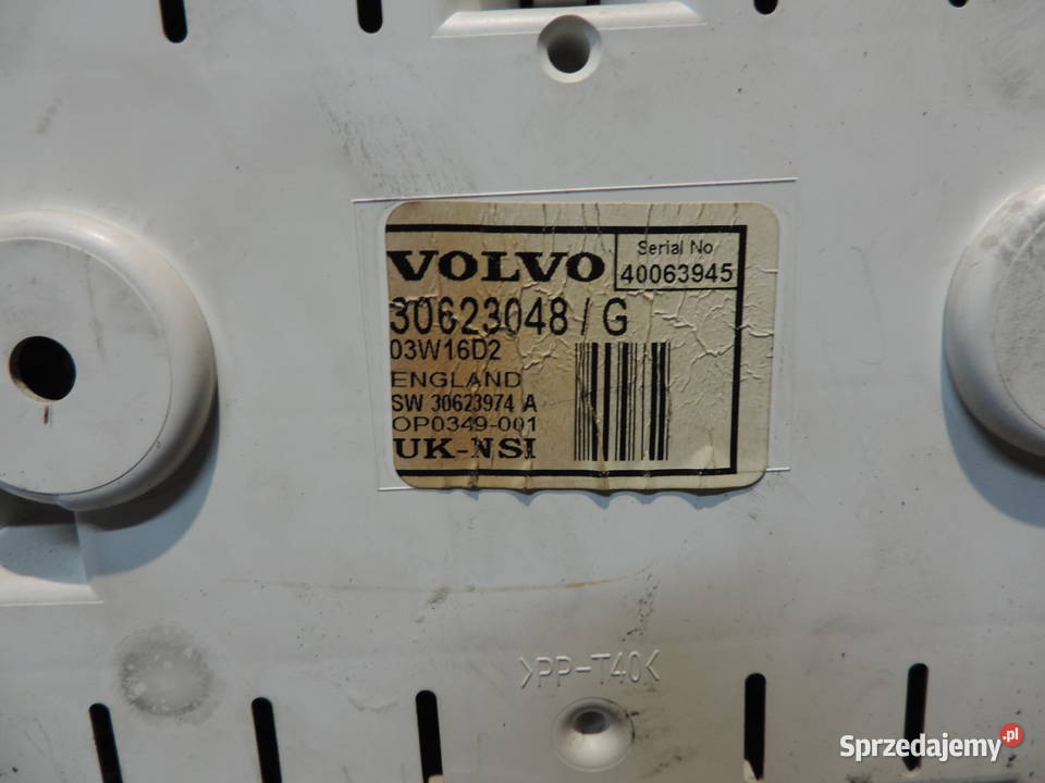 LICZNIK VOLVO V40 S40 LIFT 30623048 G 19 DCI małopolskie Nowy Sącz sprzedam