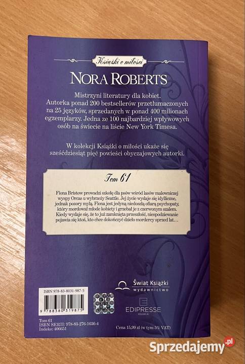 książka Nora Roberts Poszukiwania Grudziądz