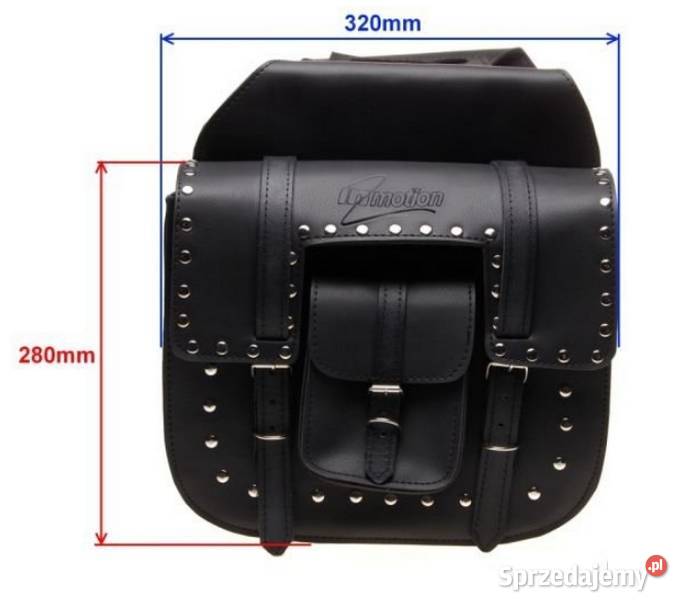 Sakwa Boczna Skórzana Nity Czoper