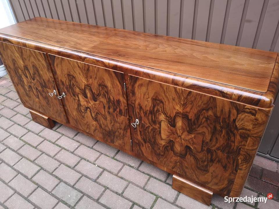 Komoda ARTDECO Orzech RTV Niska 180 Zgrabna Meble Swarzędz sprzedam