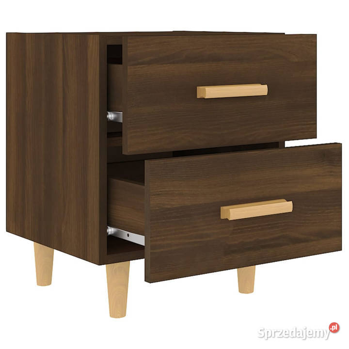 Szafki nocne 2 brązowy dąb 40x35x475 WM817290 Warszawa sprzedam