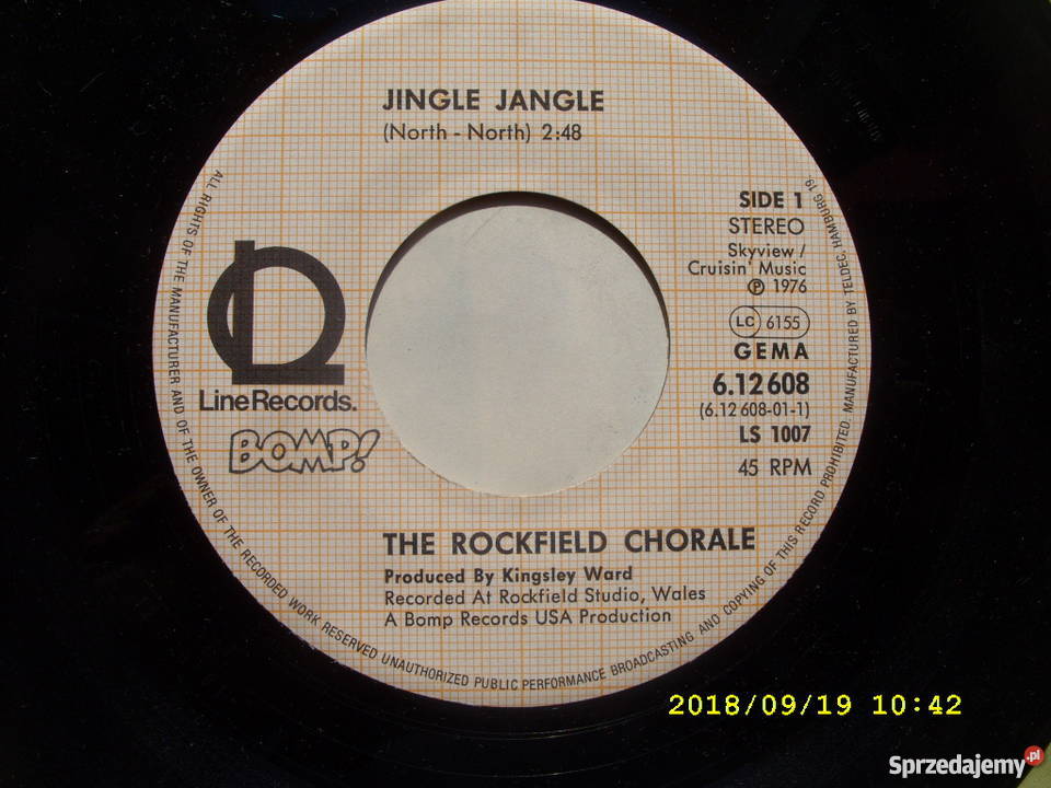 JINGLE JANGLE PLASTIC MAN Singiel winyl dolnośląskie Wołów