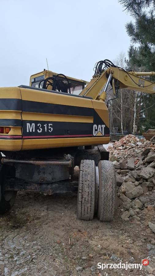 Koparka kołowa cat m315 zamiana wielkopolskie Rakownia