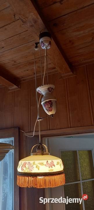 Lampa wisząca z kloszem i przeciwwagą do kuchni łódzkie Skierniewice