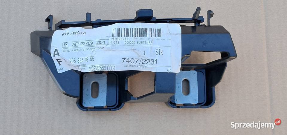 MERCEDES CKLASA W205 ŚLIZG ZDERZAKA LEWY TYŁ osobowe Trzciel