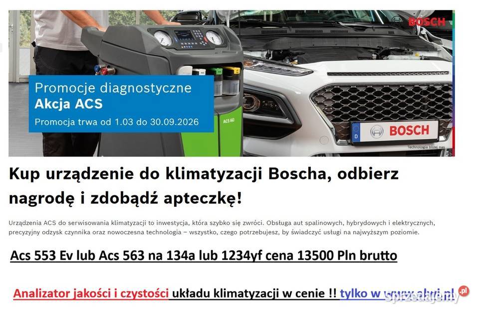 Robinair z analizatorem stacja klimatyzacji Bielsko-Biała