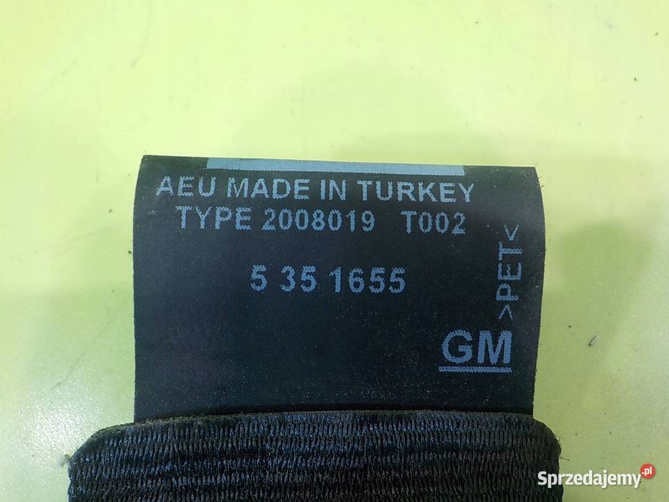 OPEL COMBO D 13 CDTI 16r L1H1 pas bezpieczenstwa osobowe