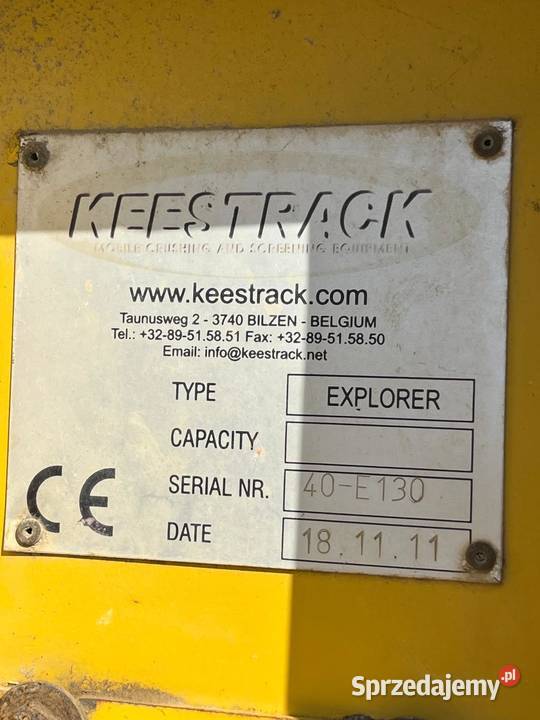 Przesiewacz Keestrack Explorer 1500 sprzedam