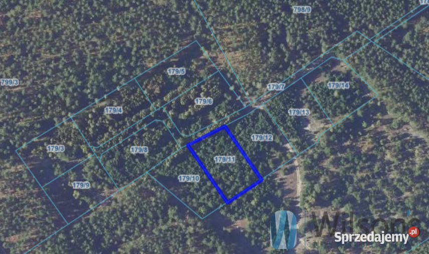 sprzedaży gruntu Opaleniec 3007m2