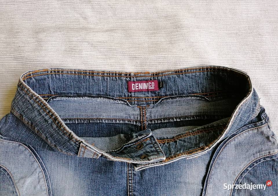 JEANSOWA MINI SPÓDNICZKA DENIM RUK 16 EUR 44 Łódź