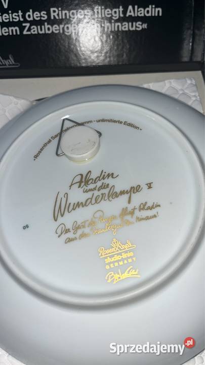 Talerz Rosenthal Studio Line Aladyn Cześć V Porcelana i szkło