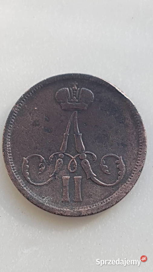 Polska kopiejka z 1862 roku Biała Podlaska