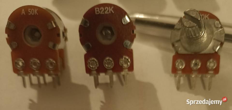 Komplet potencjometrów do RMS 404 zamienniki Szewnica