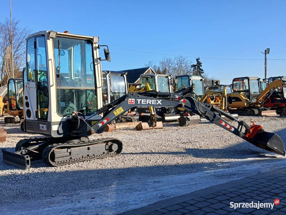 Terex TC16 Mini koparka TEREX TC16 z 2014r ładna Złoczew