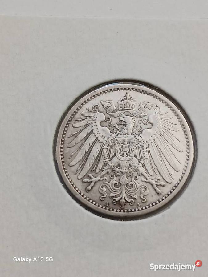 1 Marka Prusy 1914 r 2 mennica A Konin