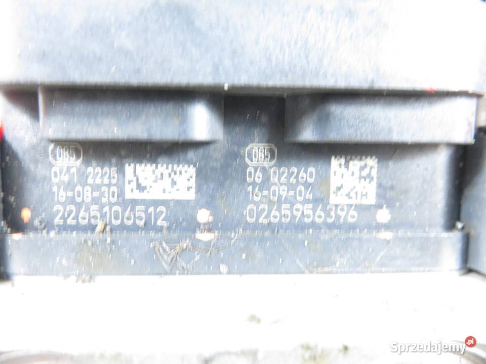 POMPA ABS FORD TRANSIT CUSTOM 2012 0265956396 Układ ABS i ESP