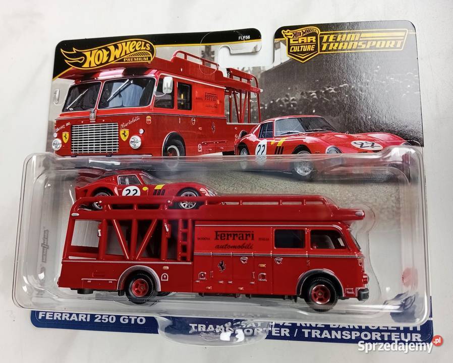Hot Wheels Ferrari 250 GTO Fiat 642 Team śląskie