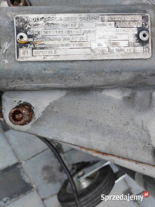 Przyczepa pod minikoparkę towarowe Zbludowice