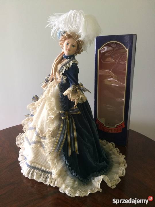 PORCELANOWA LALKA KOLEKCJONERSKA 18wieczna dwórk Warszawa