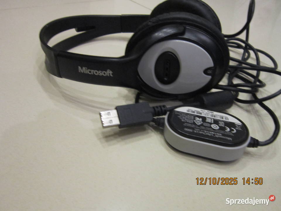 Słuchawki nauszne Microsoft LifeChat LX3000 Warszawa sprzedam