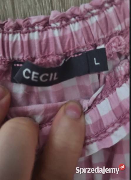 Koszulka Hiszpanka różowa L Marki Cecil 17 Nowa