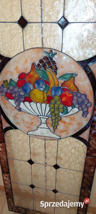 Witraż szklany 142 x 53