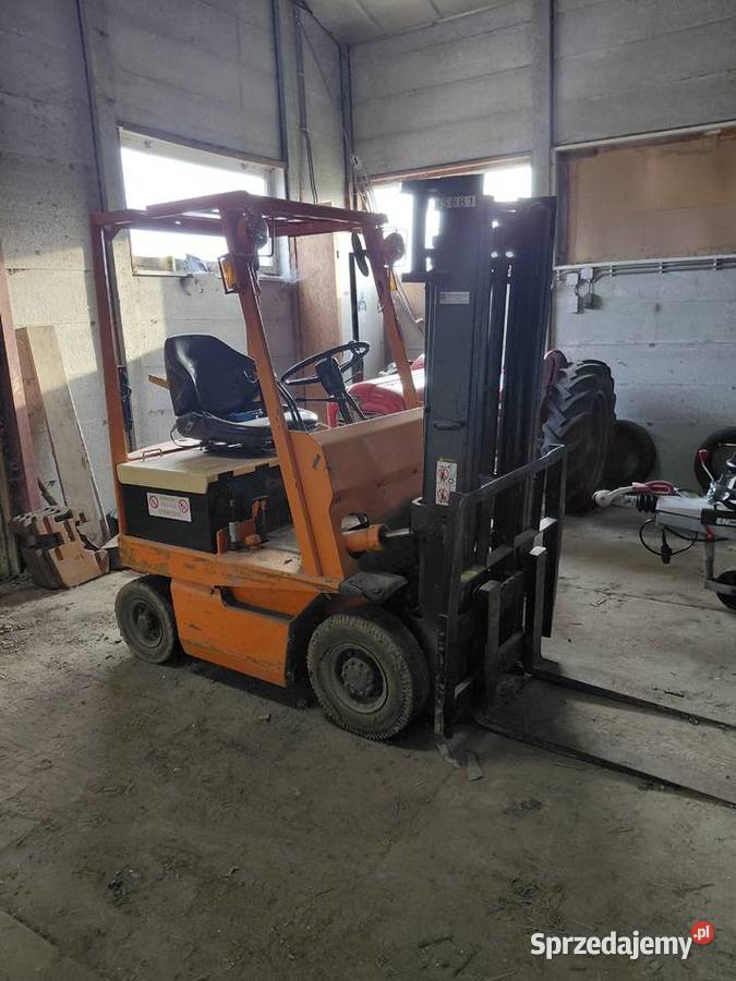 Wuzek widłowy toyota elektryczny Bzowiec