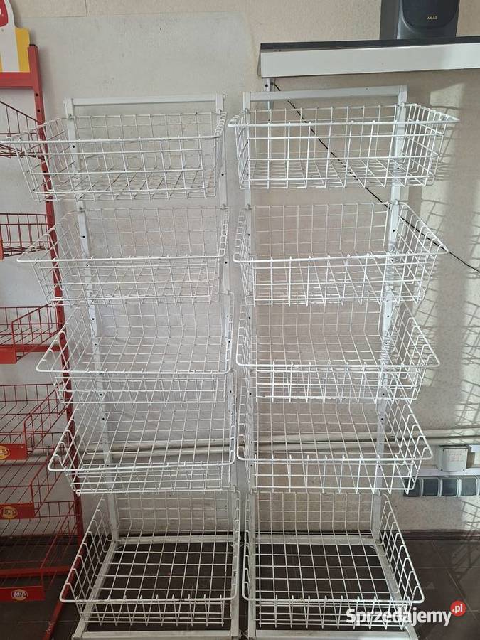 Kosze druciany 5cio poziomowe likwidacja sklepu Sklep mazowieckie Ciechanów