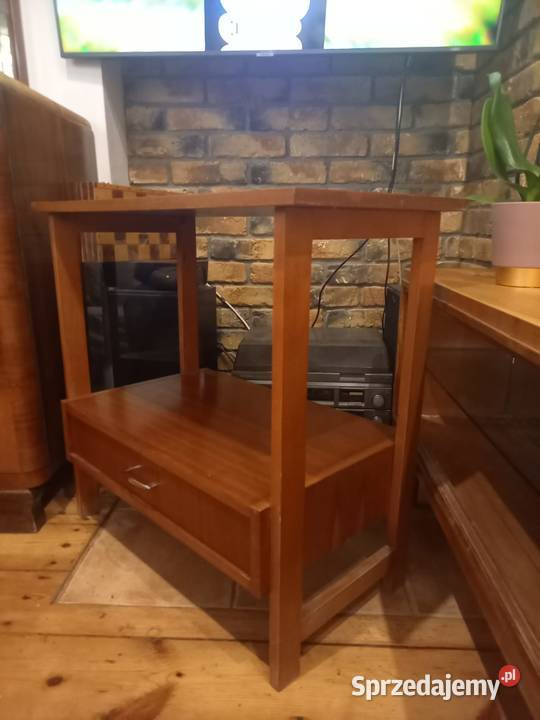 stolik rtv lata 6070 prl fornir Gdańsk