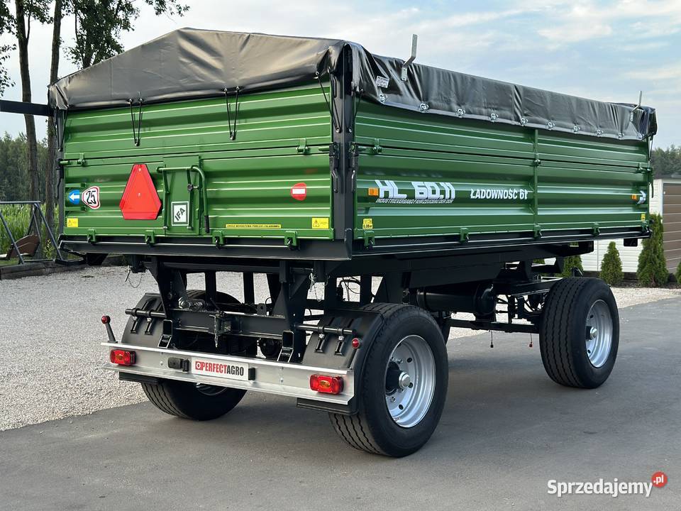 Przyczepa Rolnicza HL HW 3 Stronny Wywrot 6011