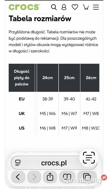 Clapki damskie Crocs Baya Clog r3839 pianka łódzkie Łódź