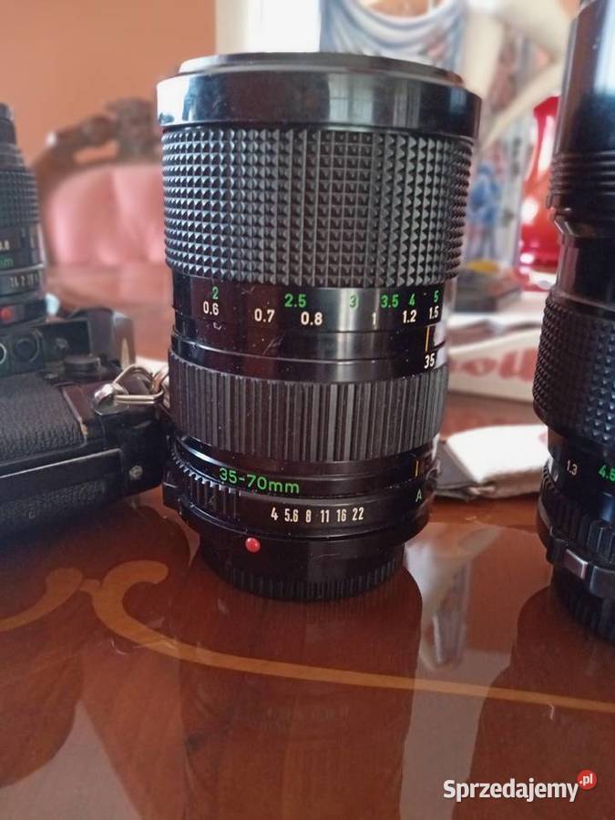 Aparat canon A 1 zobiektywami małopolskie Bukowno