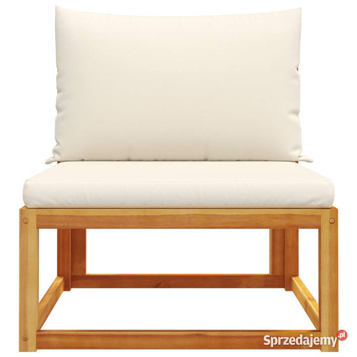 Ogrodowa sofa bez podłokietników z poduszkami Warszawa