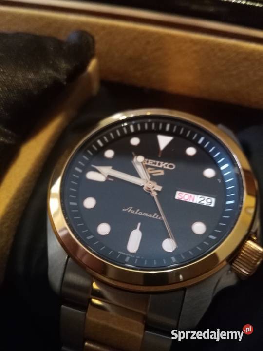 Seiko 5 Sports SRPE58K1 piękny automat bicolor Włocławek