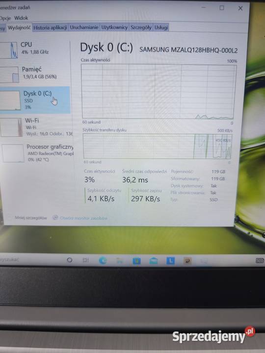 Lenovo IDEAPAD 3 14ADA05 14 Budzyń sprzedam