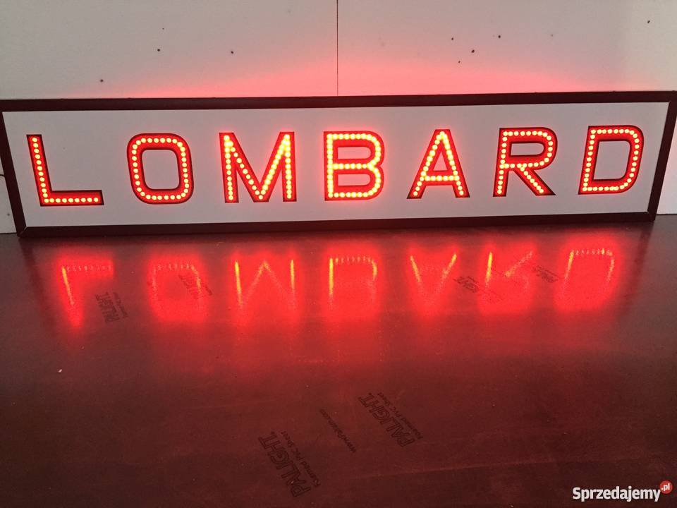 Lombard LED reklama szyld 150x30 NOWA producent Pomiechówek