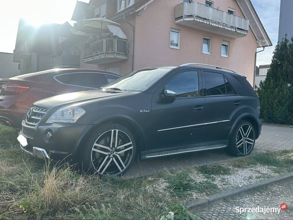 ML 63 AMG Czarny mat Alu 22 LPG STAG elektryczne szyby Szczecinek sprzedam