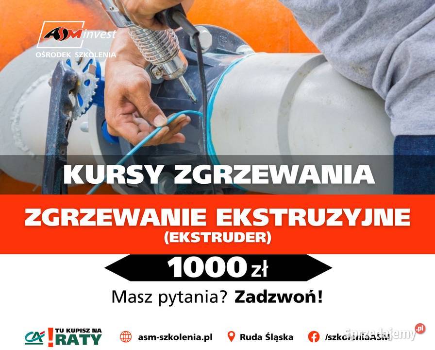 Kurs zgrzewania ekstruzyjnego ekstruder PEPP Ruda Śląska