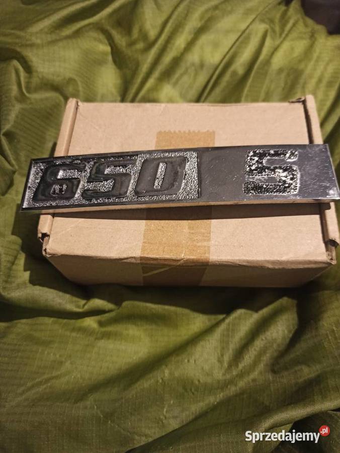 Oryginalny emblemat Fiat 126p 650 S metalowy Warszawa