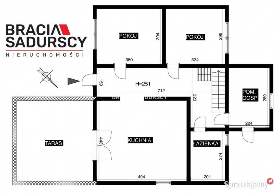 Dom wolnostojący 115m2 Kłokoczyn Wesoła asfalt