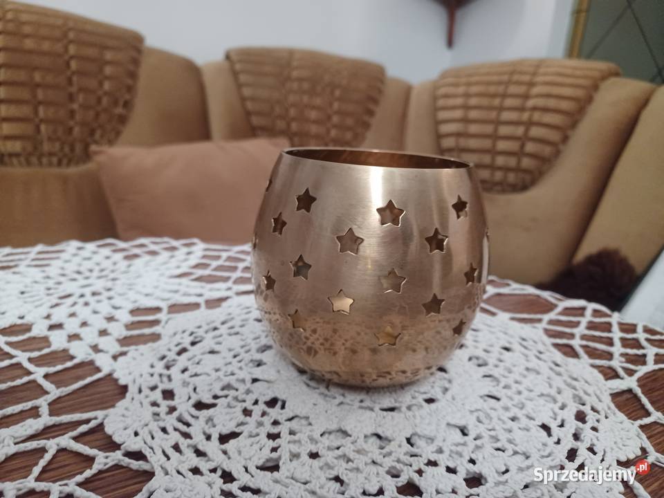Piękny lampion mosiężny Kolekcja Pozostałe Poznań