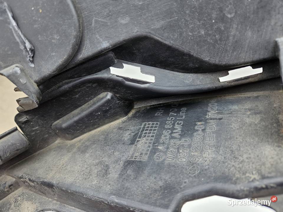 MERCEDES CKLASA W206 AMG ŚLIZG PRAWY ZDERZAKA Międzychód sprzedam