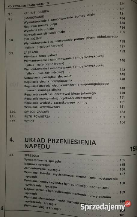 VW Transporter T4 Obsługa i Naprawa dolnośląskie Szczytna sprzedam