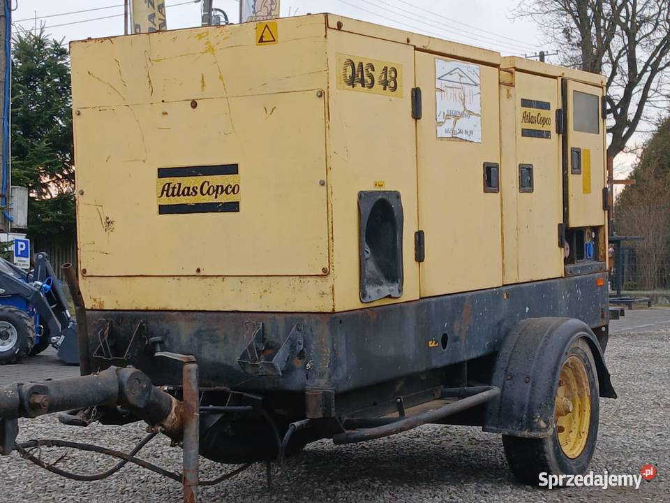 Agregat Prądotwórczy Atlas Copco QAS48 48KW 2000 nie Złoczew